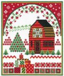 (image for) Barn With Holiday Quilts